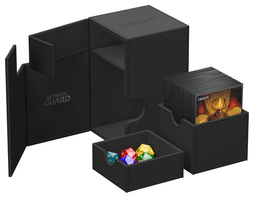 Ultimate Guard - Ultimate Guard Flip N' Tray 100+ Monocolor - Black