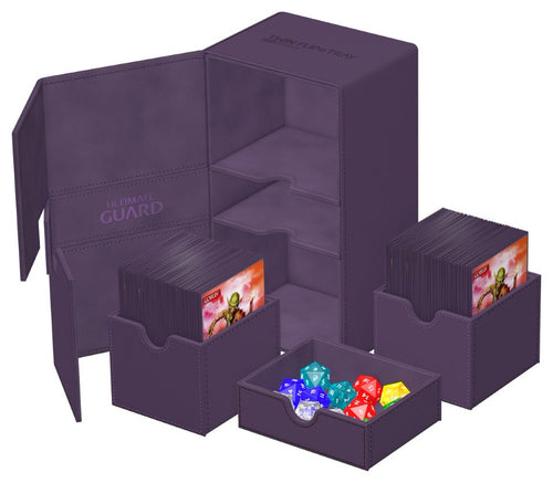 Ultimate Guard - Ultimate Guard Twin Flip N Tray 200+ Monocolor - Purple
