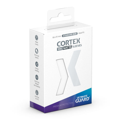 Ultimate Guard - Ultimate Guard Cortex Deck Protectors Matte 100 Count White