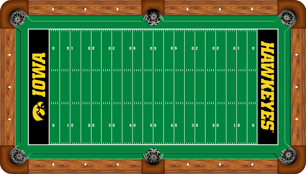 IOWA BILLIARD TABLE FELT - RECREATIONAL GRIDIRON - UIABTF000R-9