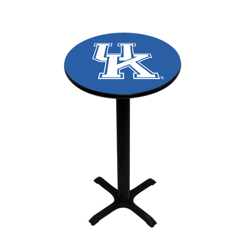 KENTUCKY PEDESTAL PUB TABLE BLUE - UKYPTB221