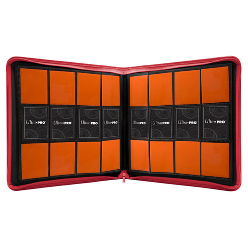 Ultra Pro - Ultra Pro Zippered Pro Binder 12 Pocket Red