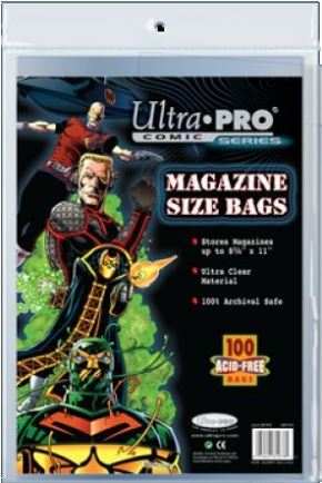 Ultra Pro - Ultra Pro Comic Bags Magazine Size 100-Count