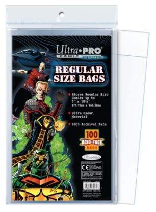 Ultra Pro - Ultra Pro Comic Bags Regular Size 100-Count