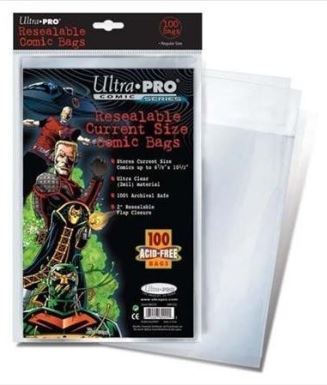 Ultra Pro - Ultra Pro Comic Bags Modern Size Resealable 100-Count