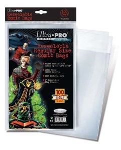 Ultra Pro - Ultra Pro Comic Bags Regular Size Resealable 100-Count