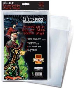 Ultra Pro - Ultra Pro Comic Bags Silver Size Resealable 100-Count