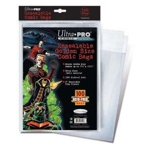 Ultra Pro - Ultra Pro Comic Bags Golden Age Size Resealable 100-Count