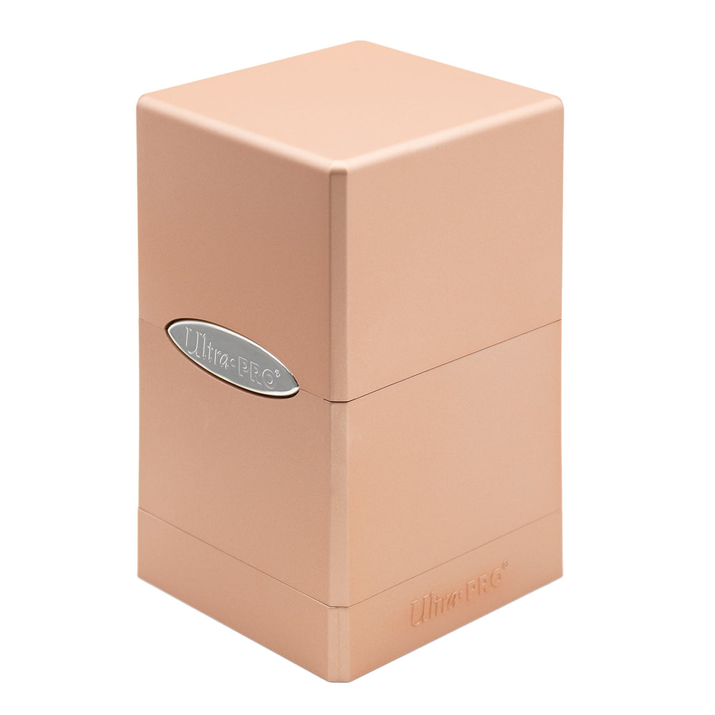 Ultra Pro - Ultra Pro Deck Box Satin Tower Metallic Rose Gold