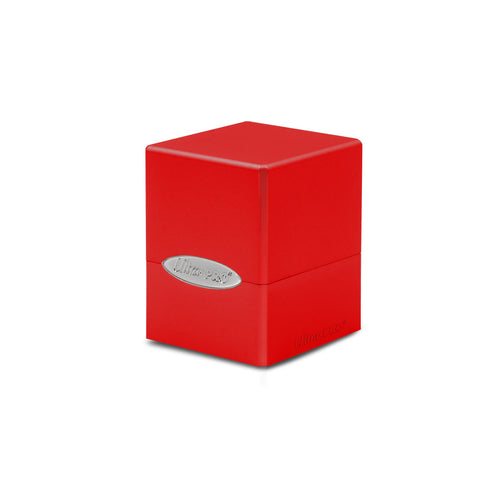 Ultra Pro - Ultra Pro Deck Box Satin Cube Apple Red