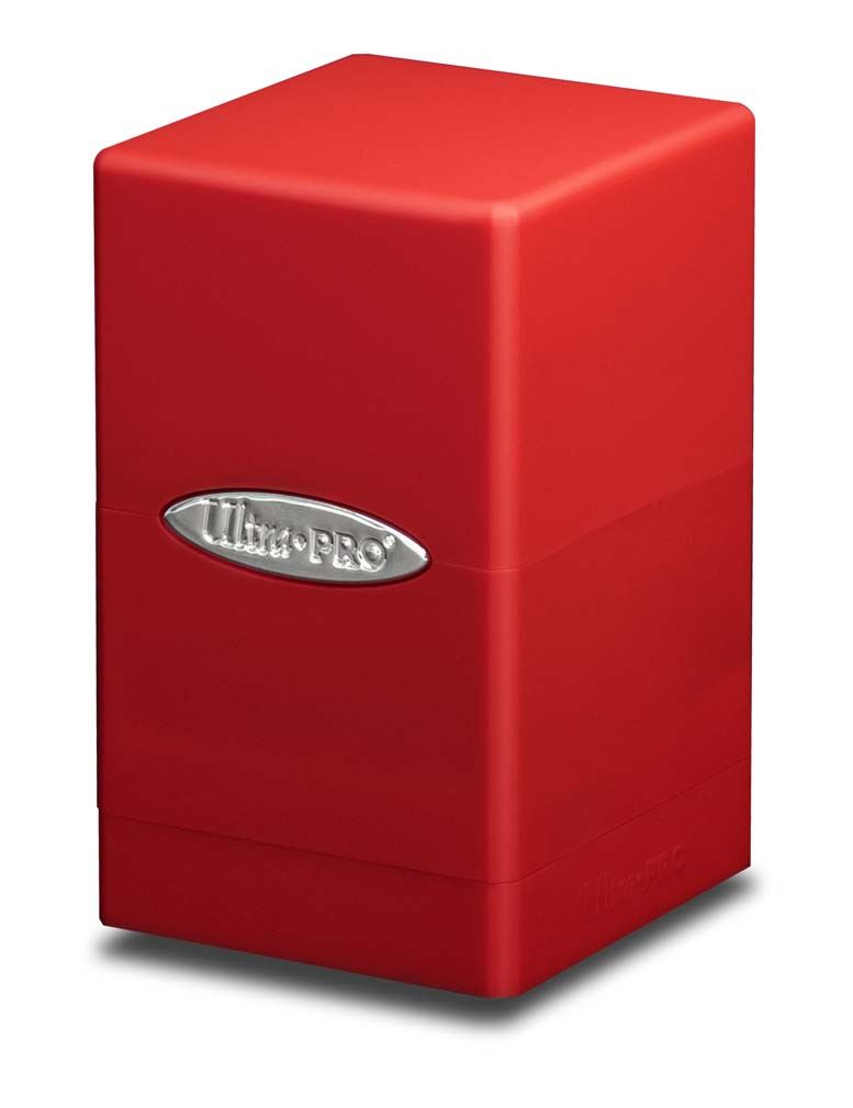 Ultra Pro - Ultra Pro Deck Box Satin Tower Version 2 Red