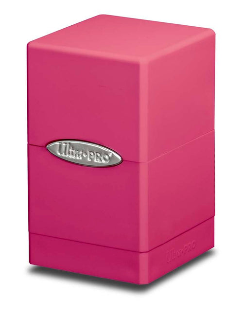 Ultra Pro - Ultra Pro Deck Box Satin Tower Version 2 Bright Pink