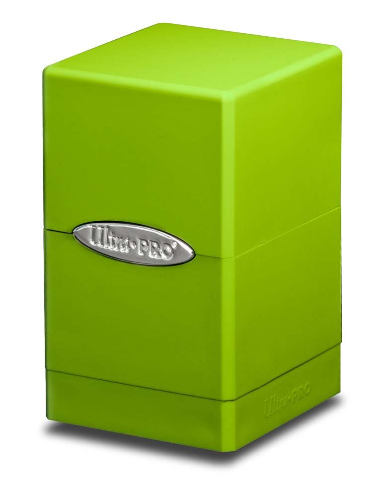 Ultra Pro - Ultra Pro Deck Box Satin Tower Version 2 Lime Green