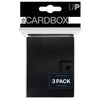 Ultra Pro - Ultra Pro Pro 15+ Card Box 3 Pack Black