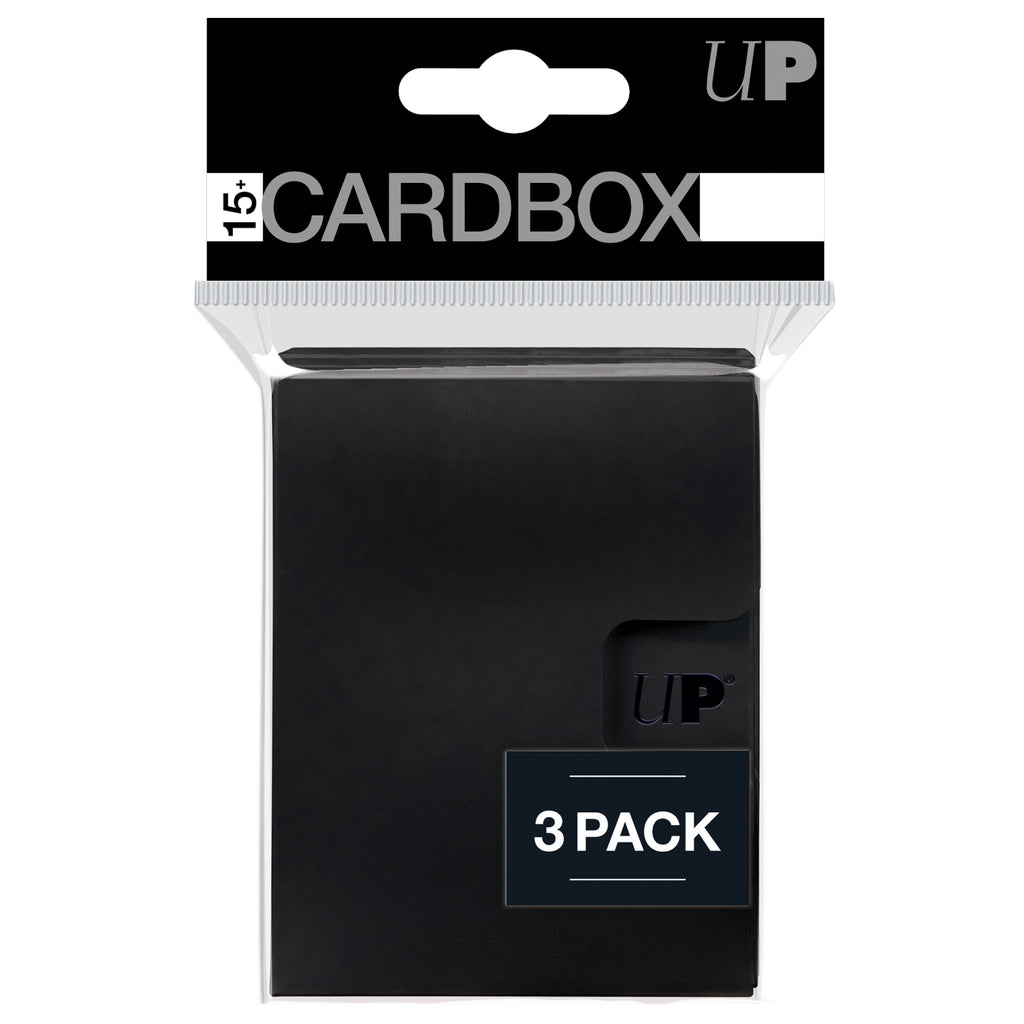 Ultra Pro - Ultra Pro Pro 15+ Card Box 3 Pack Black