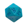 Ultra Pro - Ultra Pro D20 Heavy Metal Dice Vivid Light Blue