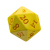 Ultra Pro - Ultra Pro D20 Heavy Metal Dice Vivid Yellow