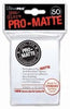 Ultra Pro - Ultrapro Pro Matte White Non-Glare Deck Protectors (Regular Size- 50 Ct)