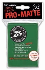 Ultra Pro - Ultra Pro Sleeves: Standard Pro-Matte - Non-Glare Green 50Ct
