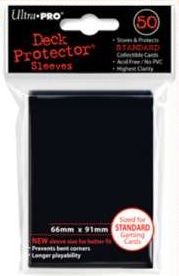 Ultra Pro - Ultrapro Black Deck Protector (Regular - 50 Ct)