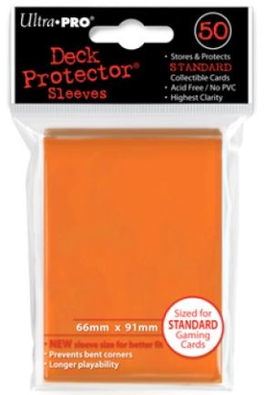 Ultra Pro - Ultrapro Orange Deck Protector (Regular - 50 Ct)