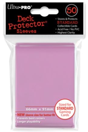 Ultra Pro - Ultrapro Pink Deck Protector (Regular - 50 Ct)