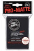 Ultra Pro - Ultrapro Pro Matte Black Non-Glare Deck Protectors (Regular Size- 50 Ct)