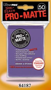 Ultra Pro - Pro-Matte Purple Regular Size 50Ct Sleeves