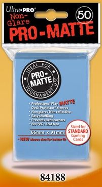 Ultra Pro - Pro-Matte Light Blue Regular Size 50Ct Sleeves