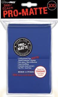 Ultra Pro - Ultra Pro Pro-Matte Deck Protector Sleeves Blue 100Ct