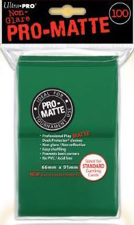Ultra Pro - Ultra Pro Pro-Matte Deck Protector Sleeves Green 100Ct