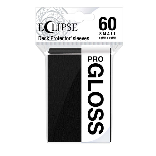 Ultra Pro - Ultra Pro Small Sleeves Eclipse Gloss Jet Black 60 Count