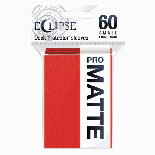 Ultra Pro - Ultra Pro Sleeves Small Eclipse Matte Apple Red 60-Count