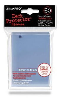 Ultra Pro - Ultra Pro Deck Protector Small Clear 60 Ct