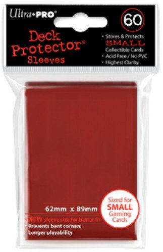 Ultra Pro - Ultra Pro Deck Protector Small Red 60 Ct