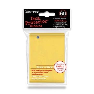 Ultra Pro - Ultra Pro Deck Protector Small Yellow 60 Ct