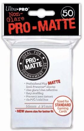 Ultra Pro - Ultra Pro Deck Protector Small Black Pro-Matte