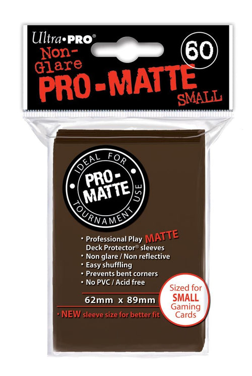 Ultra Pro - Ultra Pro Deck Protector Small Brown Pro-Matte