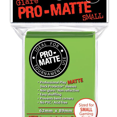 Ultra Pro - Ultra Pro Sleeves: Japanese Pro-Matte - Small Lime Green 60Ct