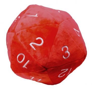 Ultra Pro - Ultra Pro Jumbo D20 Plush Die Red/Wht