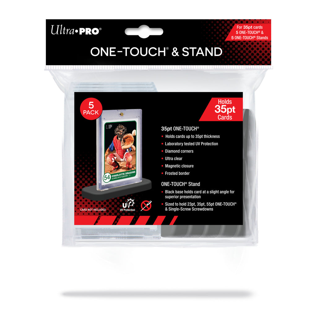 Ultra Pro - Ultra Pro One Touch 35 Point With Stands 5 Pack