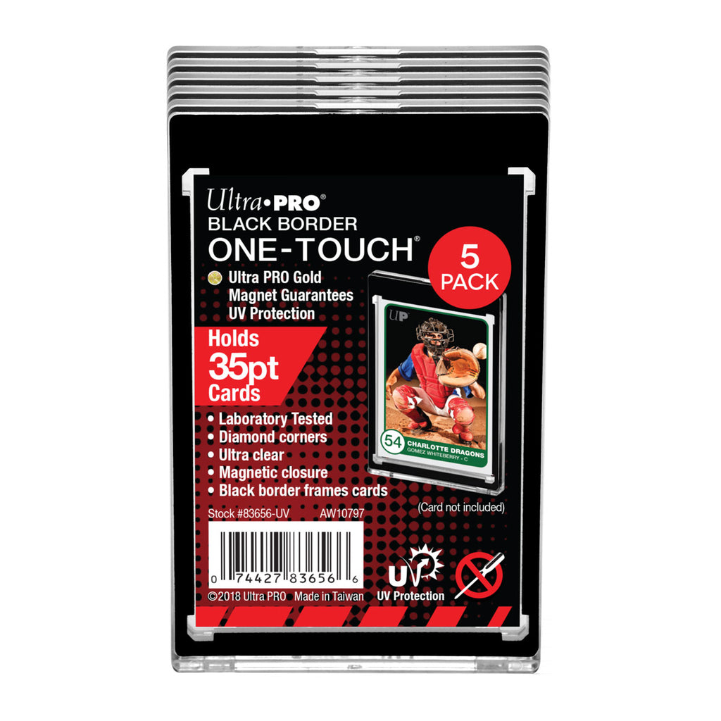 Ultra Pro - Ultra Pro One Touch 35 Point Black Border 5-Pack