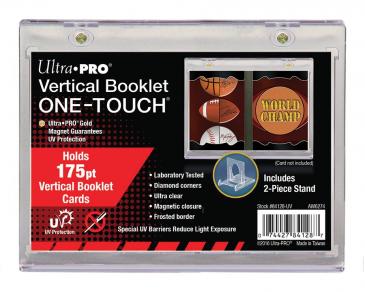 Ultra Pro - Vertical Booklet Uv One-Touch W/2 Piece Stand From Ultra Pro