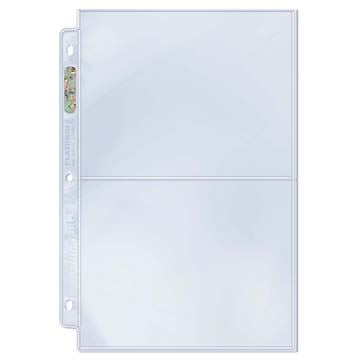 Ultra Pro - Ultra Pro 2-Pocket Platinum Page With 5 X 7' Pockets (100Ct)'
