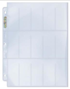 Ultra Pro - Ultra Pro 15-Pocket Platinum Page For Tobacco Cards (100Ct)