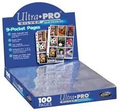 Ultra Pro - Ultrapro Silver 9-Pocket Pages (100 Ct)