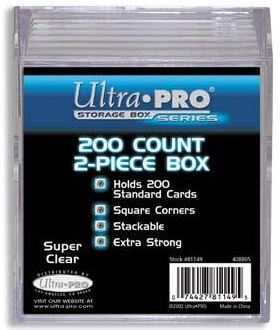 Ultra Pro - Ultrapro 200 Count 2 Piece Storage Box