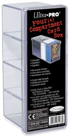 Ultra Pro - Ultrapro 4 Compartment Card Box