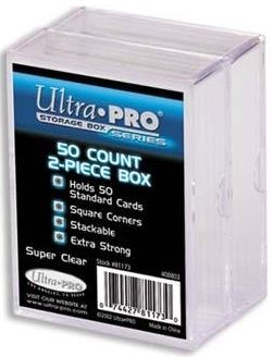 Ultra Pro - Ultrapro 50 Count 2 Piece Storage Box
