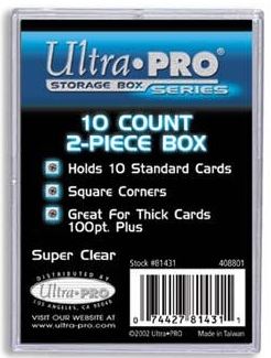 Ultra Pro - Ultrapro 10 Count 2 Piece Storage Box